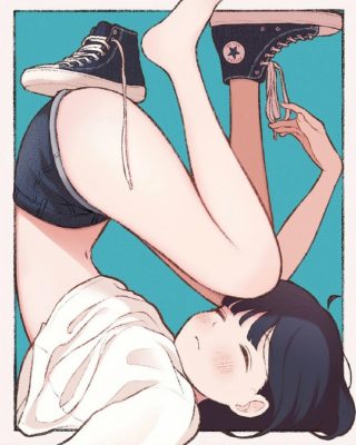 清纯可爱少女 动漫插画参考 1ssakawayuchi ​​​-微看VCAN