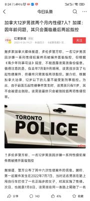 加拿大12岁男孩两个月内性侵7人，最大受害者年龄54岁女性。-微看VCAN