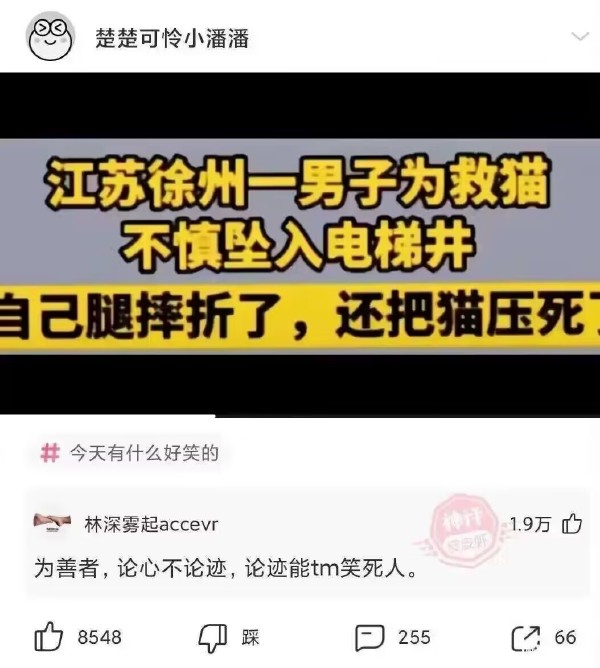 江苏徐州一男子为救猫-无聊图社区-休闲娱乐-微看VCAN